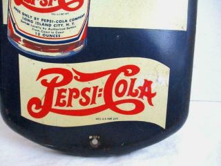Vtg 1930 ' s HTF Pepsi Cola Sipping Girl Advertising Thermometer M - 32 - 1 5