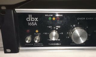 Dbx 165a Over Easy Studio Compressor / Limiter Vintage Authentic