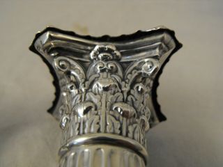 solid silver candlesticks,  London 1902,  William Hutton & Sons Ltd 8