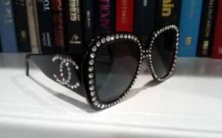 Vintage Chanel Black Sunglasses 05257 Authentic From 90 