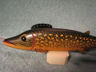 Large Pike Fish Decoy Ice Spear Fishing