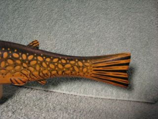 LARGE PIKE FISH DECOY ICE SPEAR FISHING 3