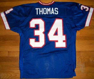 1999 Buffalo Bills Thurman Thomas Authentic Game Jersey Sz 48 Puma NWT Vtg RARE 2