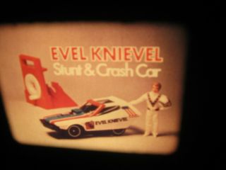 Vtg 16mm Ideal Toy Film Evel Knievel Stunt Cycle Crash Car Scramble Van Tv Spots
