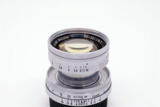 Rare LEITZ Leica Summicron L39 50mm/F2.  0 Radioactive Lens Yr.  1953 LTM/M39 4