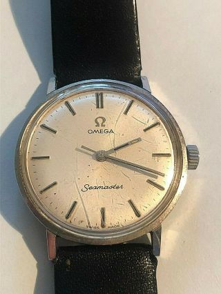 Rare Vintage Omega Seamaster Hand Winding Watch - Ref.  135.  018 - Tool 104