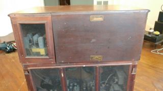 Capehart 410M vintage console natural wood exterior 9