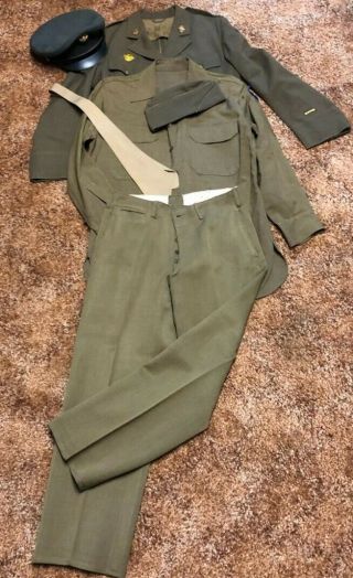 Army Air Force Ww2 Uniform Jacket Shirt Hat Pants Cap Vintage World War Military