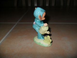 Vtg Shelley Mabel Lucie Attwell BOO BOO Pixie Watering Flowers Figurine LA29 3