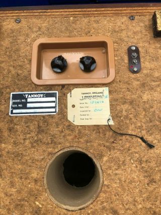 Vintage Tannoy Monitor Gold LSU/HF/12/8 Orbitus Speakers with Cabinets 10