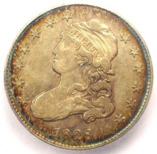 1828 Capped Bust Quarter 25c - Icg Xf40 - Rare Early Date Coin - $1,  500 Value