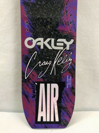 OG Vintage 90/91 BURTON Craig KELLY AIR Snowboard  - - - - - - 2