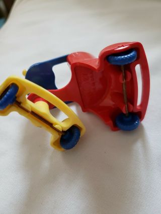 1950 ' s Renwal No.  27 BABY CART BUGGY WALKER DOLL FURNITURE,  red blue yellow 5