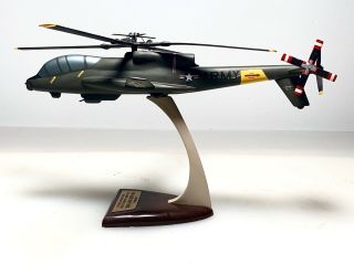 1960s Vtg Lockheed Ah - 56a Cheyenne Us Army Helicopter Topping Model Aerial Fire