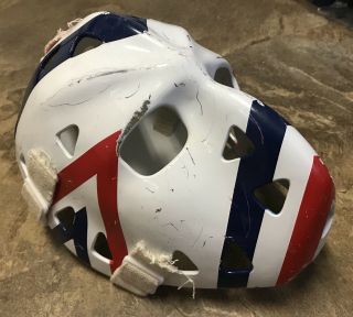 Vintage Fiberglass Goalie Mask 10