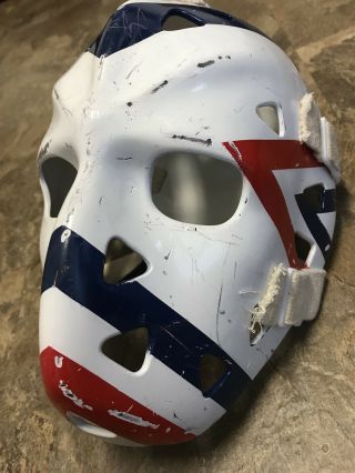 Vintage Fiberglass Goalie Mask 2