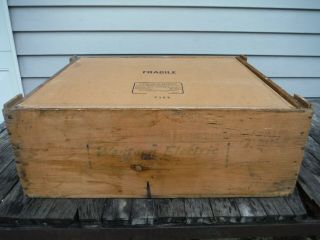 VINTAGE WESTERN ELECTRIC NO.  540 - AW LOUD SPEAKING TELEPHONE SPEAKER W/ BOX CRATE 2