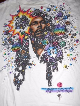 Rare Bob Marley Vintage T Shirt Airbrushed Reggae Ska 90 