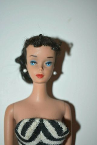 Vintage Ponytail Barbie 4,  Blue eyeshadow,  Raven Hair 6