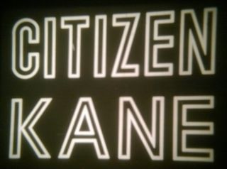 Citizen Kane - 16mm Film - 1941 - Orson Welles - Very Rare