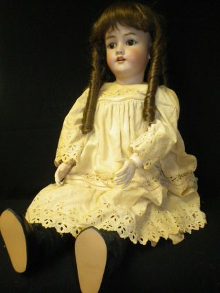 30 " Antique German Heinrich Handwerck Simon & Halbig Bisque Doll