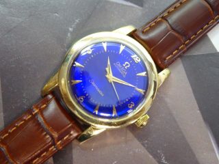 1952 Vintage Omega Bumper Automatic Blue Dial,  Serviced 1 Year