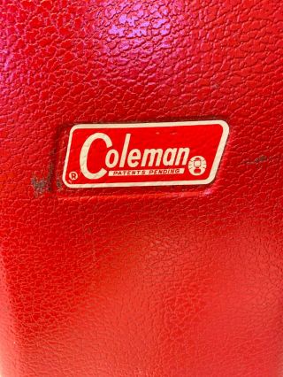 Vintage Coleman 200A Lantern And Steel Case Paint And Decal 6 - 71 6