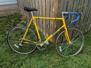 Tall Vintage Trek 360 Yellow Racing Bike