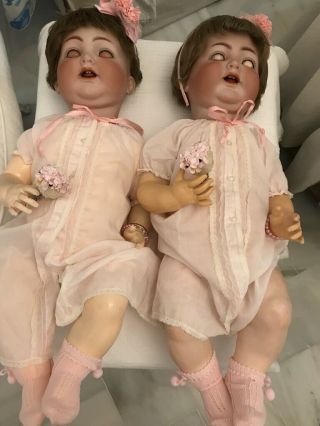 Antique K.  R Simon & Halbig 126 German Bisque Character baby Doll 25 