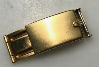 Vintage Rolex 20mm 18k Gold Clasp Only Jubilee Or President Band