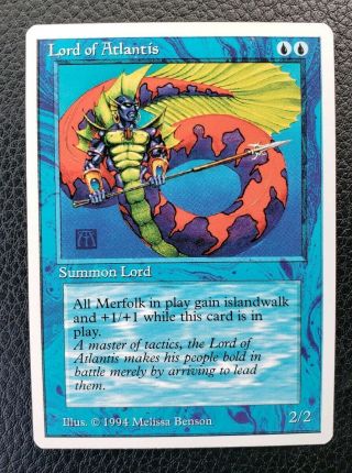 Vintage Magic | Mtg Summer Magic Lord Of Atlantis,