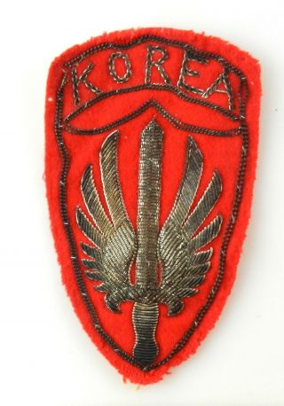 Korea War Us Army Scarwaf Patch Military Badge T70g8