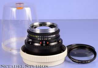 Hasselblad Zeiss Planar 100mm F3.  5 C T Black Lens,  Chrome Ring Rare