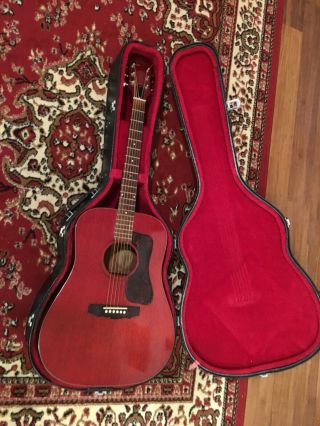 Vintage Guild Acoustic Guitar D25 Mahogany Top