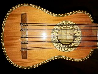 Charango,  Vintage With Authentic/traditional Bolivian Armadillo - Shell Back