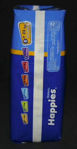 Huge XL Extra Large Kids Baby Diapers HAPPIES Bedwetting Non Vintage 2