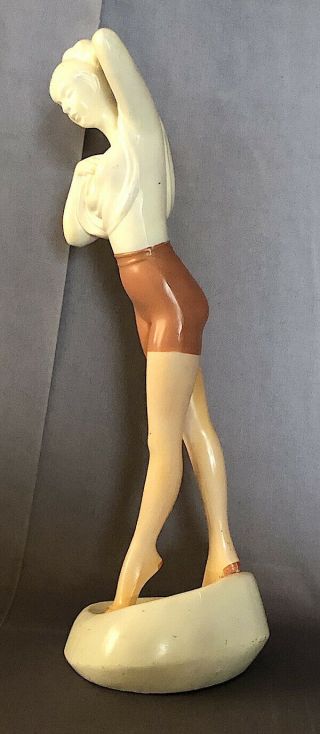 Vintage Late 1950s - Early 60s Vinyl Pin - Up PANTY HOSE Counter DISPLAY Figure 2