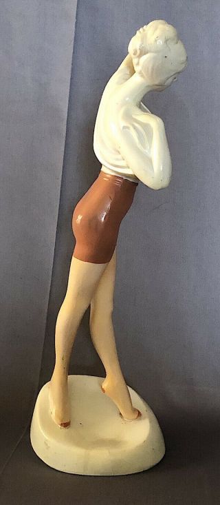 Vintage Late 1950s - Early 60s Vinyl Pin - Up PANTY HOSE Counter DISPLAY Figure 4