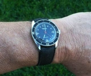 Waltham By Blancpain Bathyscaph,  Dive Watch,  Vintage Scuba,  Diving