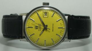 Vintage Tissot Seastar Winding Date Swiss Made Wrist Watch K209 Old Antique