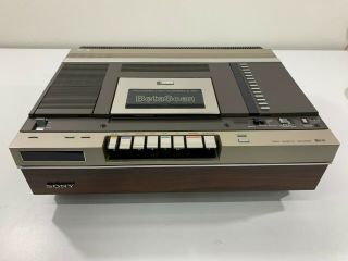 Sony Sl - 5600 Betamax Betascan Multi - Channel Vintage Rare