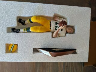 Signed GB Packers Starr,  Hornung,  Taylor Figure by Salvino w/ RARE. 9