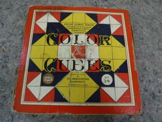 Vintage Color Cubes No.  34 - The Embossing Company