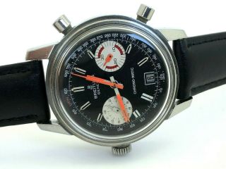 Vintage Breitling Chrono - Matic Ref.  2110 Automatic Cal.  11 Dial Steel