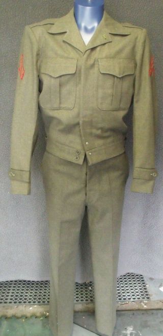 Vintage Ww2 - Korea Us Marine Corps Service Uniform