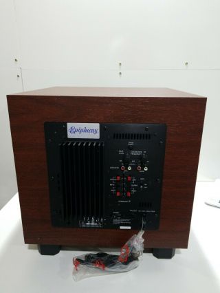 Vintage Cherry Epiphany Seismic Series Powered Subwoofer 4