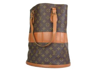 Auth Louis Vuitton Vintage Bucket Monogram Canvas Shoulder Bag Lb17425l