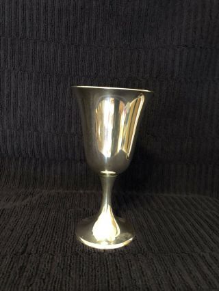 Rare Set Of 12 Gorham 272 Sterling Silver 6 1/2 " Water / Wine Goblets.