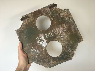 Ww2 German Tmi Case Part With Camo And Markings // Wehrmacht Ammo Box
