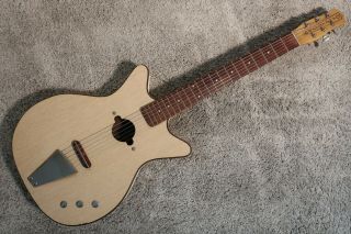 Vintage 1960s Danelectro Convertible Guitar Acoustic Electric Case